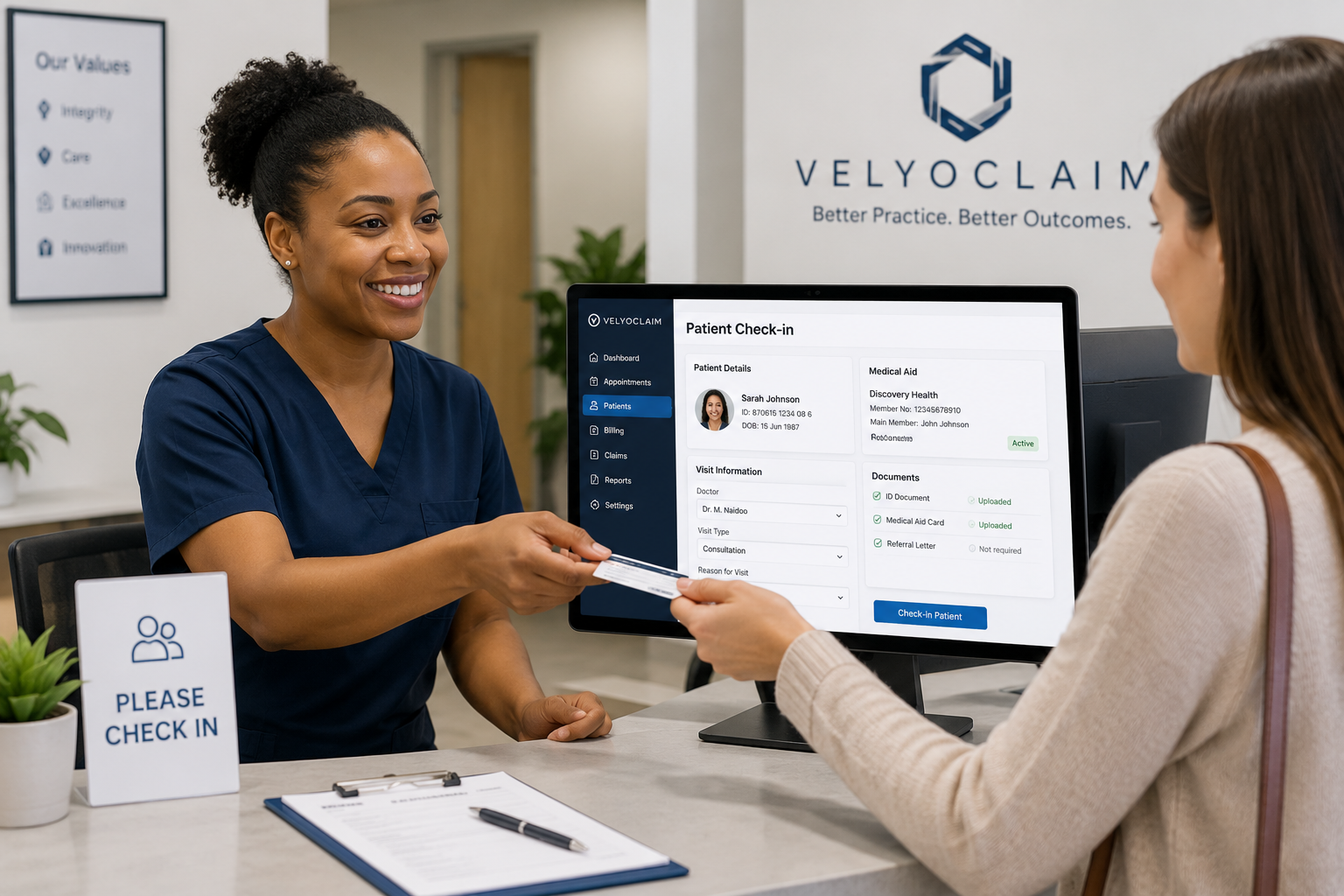 Patient check-in